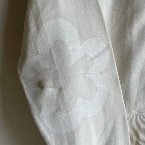 Issey Miyake White Floral Jacket Small Medium